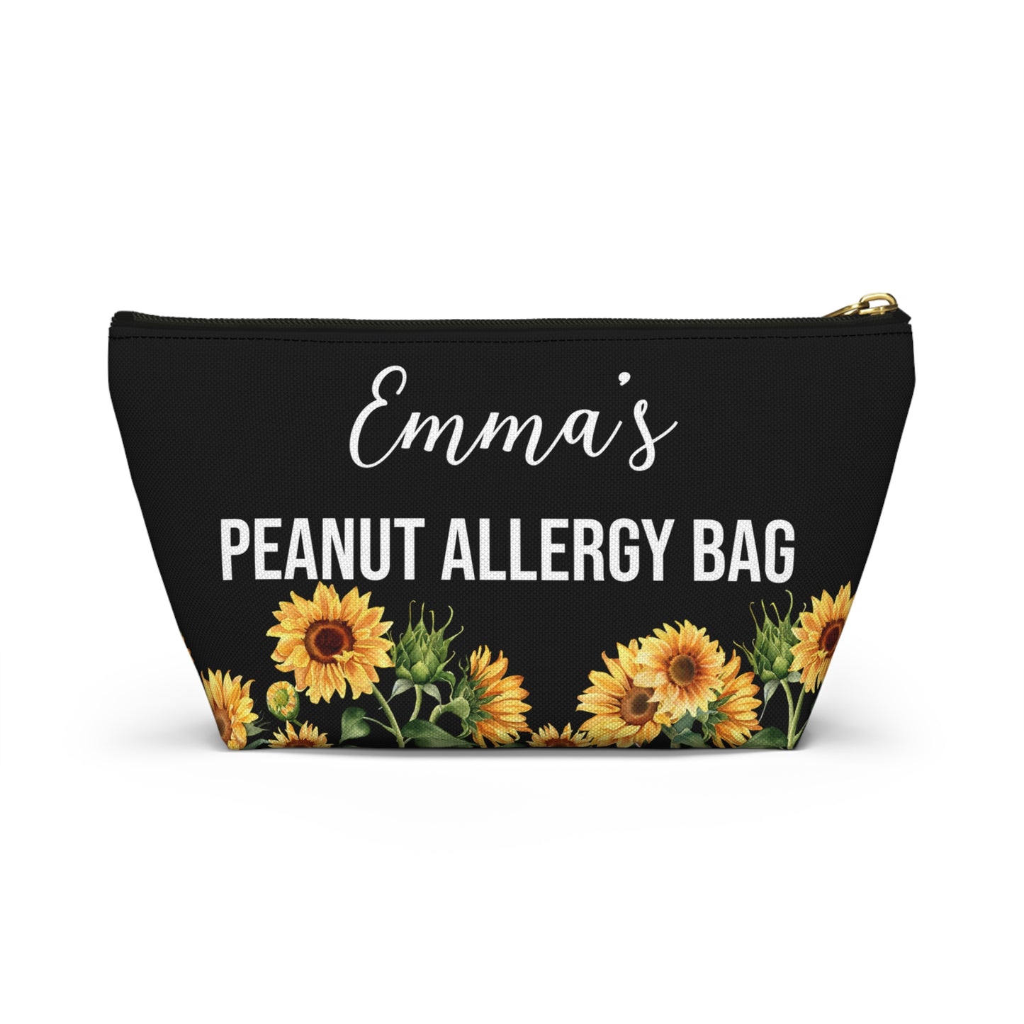 Peanut Allergy Bag Personalized Medical Alert Pouch for EpiPen and Meds Travel Emergency Kit for Severe Food Allergy Essentials