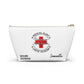 Personalized Medical Alert Seizure Disorder Emergency Meds Inside Accessory Pouch w T-bottom for Samantha