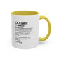Custom Locksmith Dictionary Mug, Funny Key Wrangler Mug, Personalized Coffee Cup Gift for Locksmith, Punny Tradesman Mug