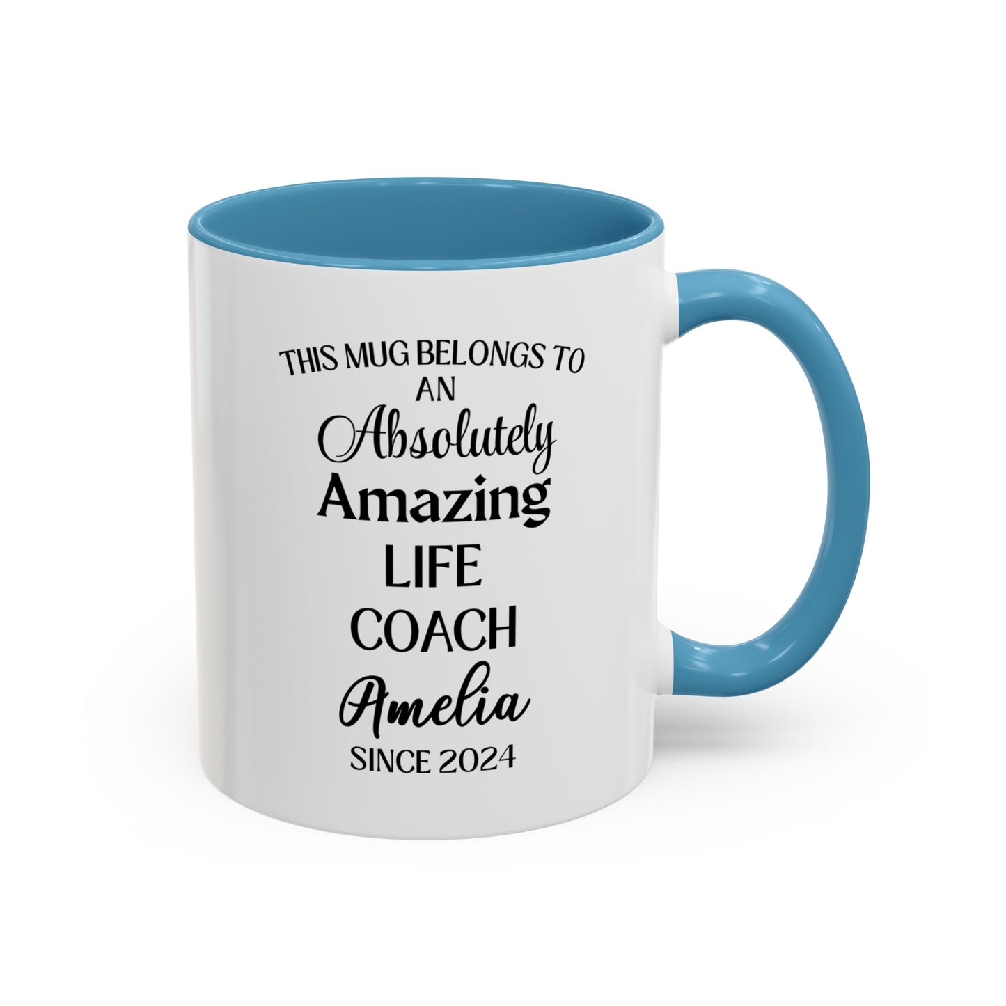 Custom Life Coach Mug, Funny Motivational Mentor Gift, Personalized Coach Mug, Empowerment Coffee Cup