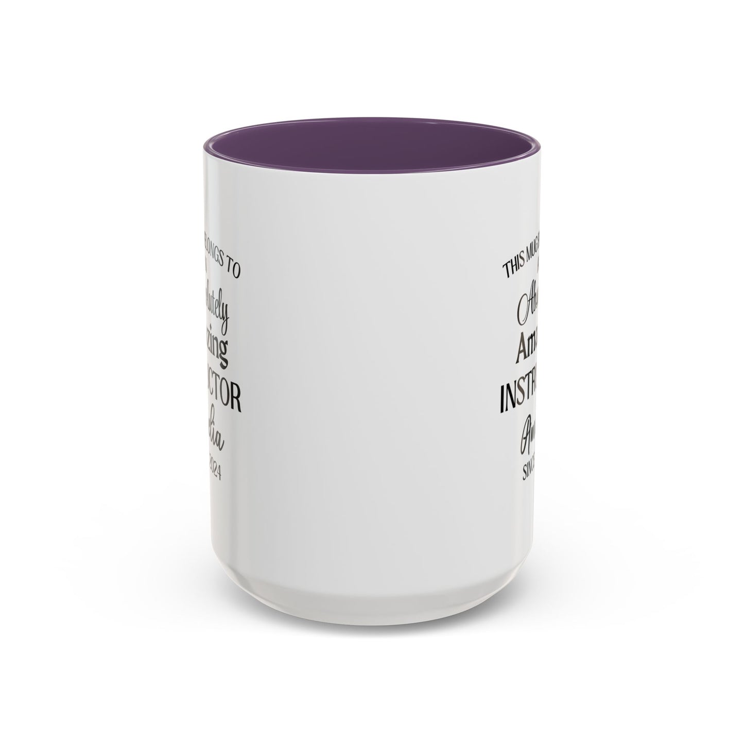 Custom Instructor Mug, Funny Teaching Gift, Personalized Educator Coffee Cup, Mentor Appreciation Mug