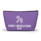 Personalized Kidney Medications Bag for Daily Pill Organizer Travel Case for Chronic Kidney Disease Supplies and Health Essentials