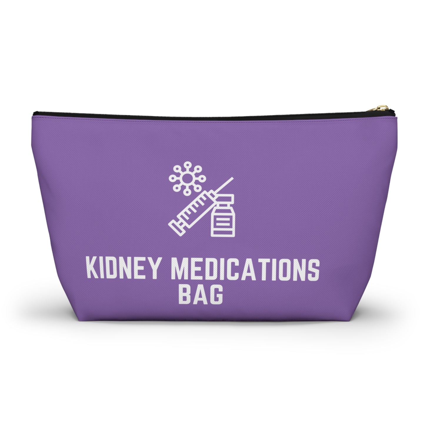 Personalized Kidney Medications Bag for Daily Pill Organizer Travel Case for Chronic Kidney Disease Supplies and Health Essentials