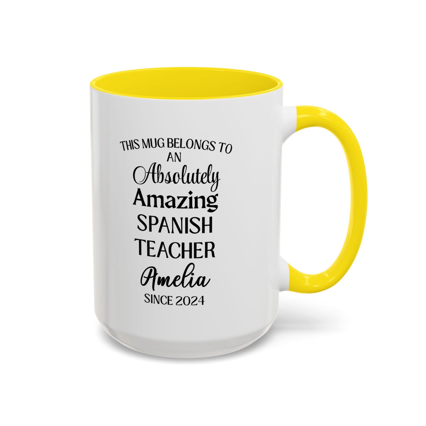 Mug, Custom Spanish Teacher Gift, Gracias Teacher Cup, Funny Language Instructor, Personalized Coffee Mug