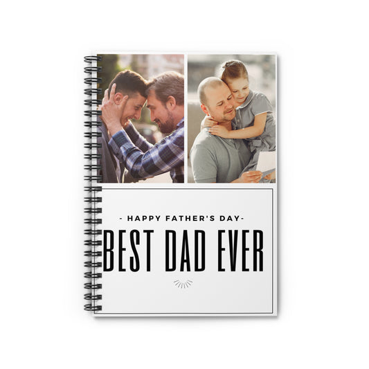 Personalized Dad and Son, Daughter Journal Book, Custom Memory Notebook, Gift for Dad from Kids, Fathers Day Gift, Name Keepsake Book