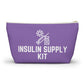 Personalized Insulin Supply Kit Pouch for Diabetes Medication Storage Travel Organizer for Insulin Pens Syringes and Supplies