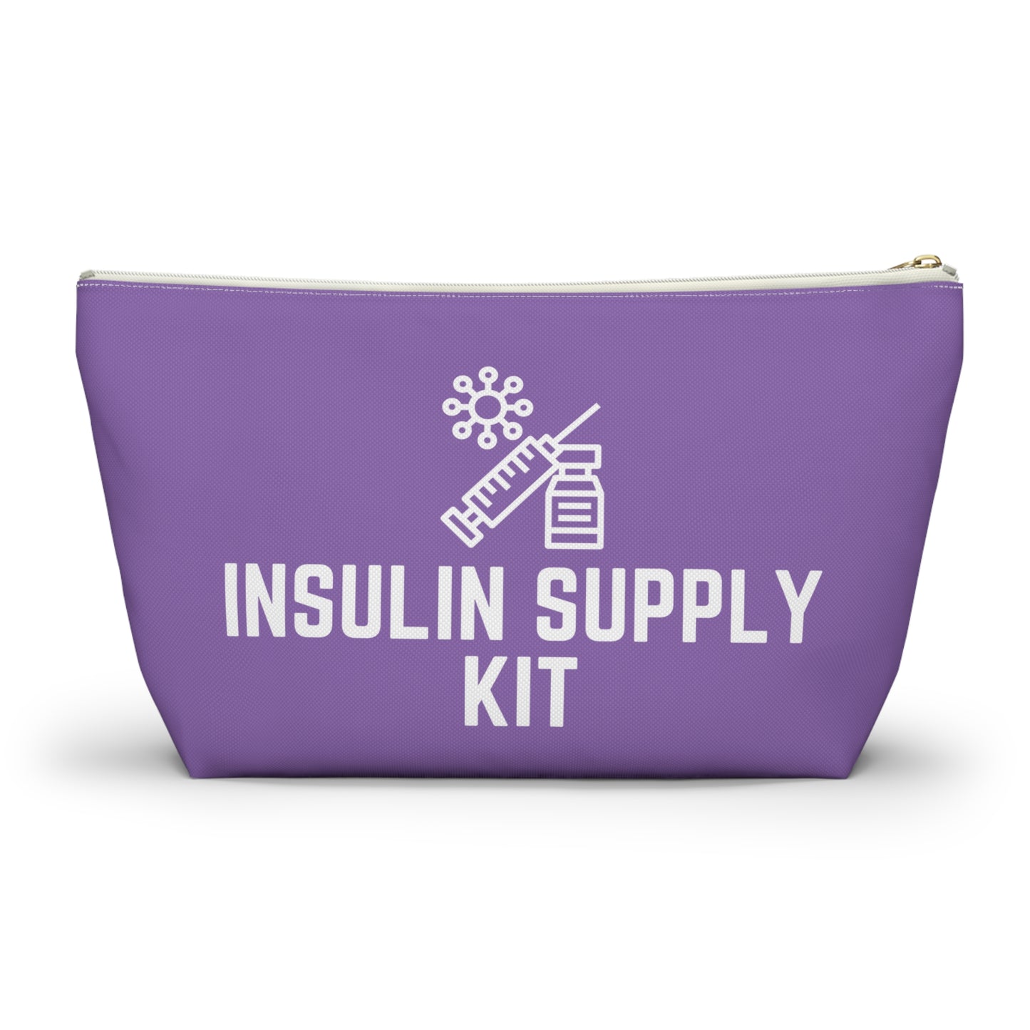 Personalized Insulin Supply Kit Pouch for Diabetes Medication Storage Travel Organizer for Insulin Pens Syringes and Supplies