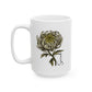 November Birth Flower Chrysanthemum Mug 11oz 15oz Personalized Floral Coffee Cup Birthday Gift for Her Ceramic Custom Name Mug