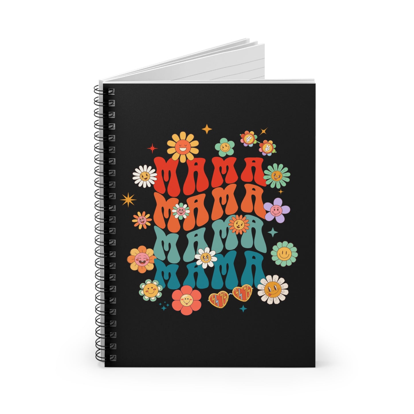 Personalized Mama Journal Book, Custom Notebook for Mom, Gift from Kids, Thoughtful Mothers Day Gift, Memory Book for Mama, Name Journal