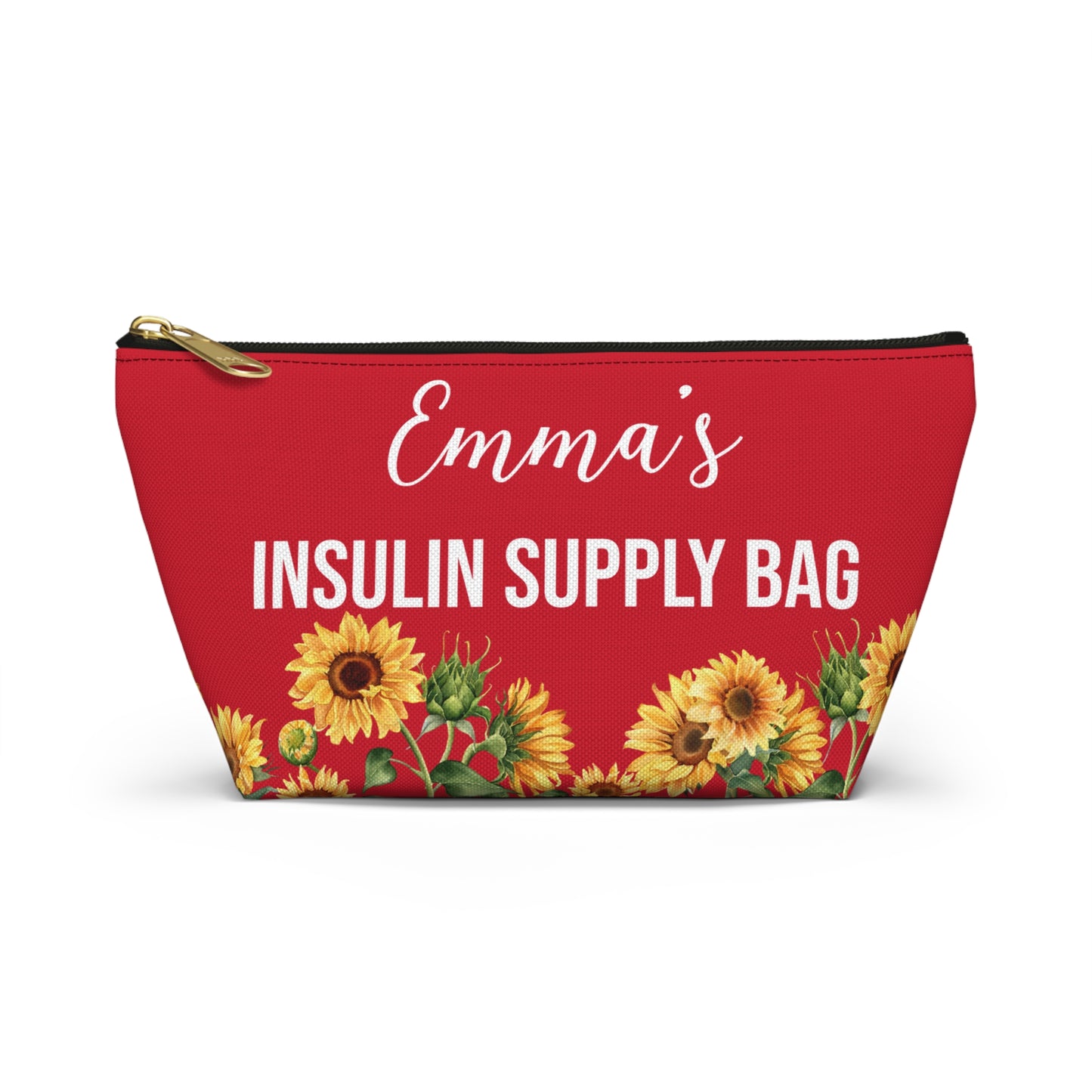 Insulin Supply Bag Medical Storage Pouch for Diabetes Supplies Insulin Pens and Accessories Organizer Personalized Travel Kit for Diabetics