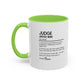 Judge Dictionary Mug, Funny Justice Boss Coffee Cup, Custom Courtroom Gift Idea, Law Office Decor Mug