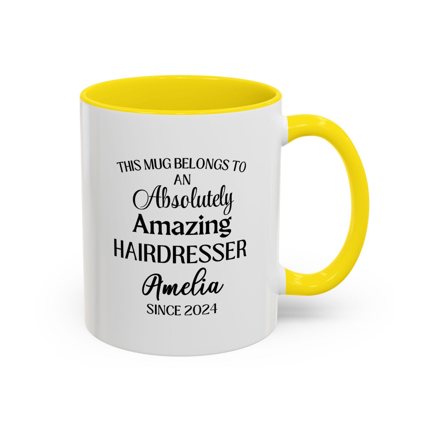 Custom Hairdresser Mug, Funny Salon Stylist Gift, Personalized Hair Artist Cup, Cosmetologist Coffee Mug