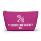 Personalized Steroid Emergency Kit Pouch for Medication Storage Travel Organizer for Quick Access to Steroid Meds and Essentials