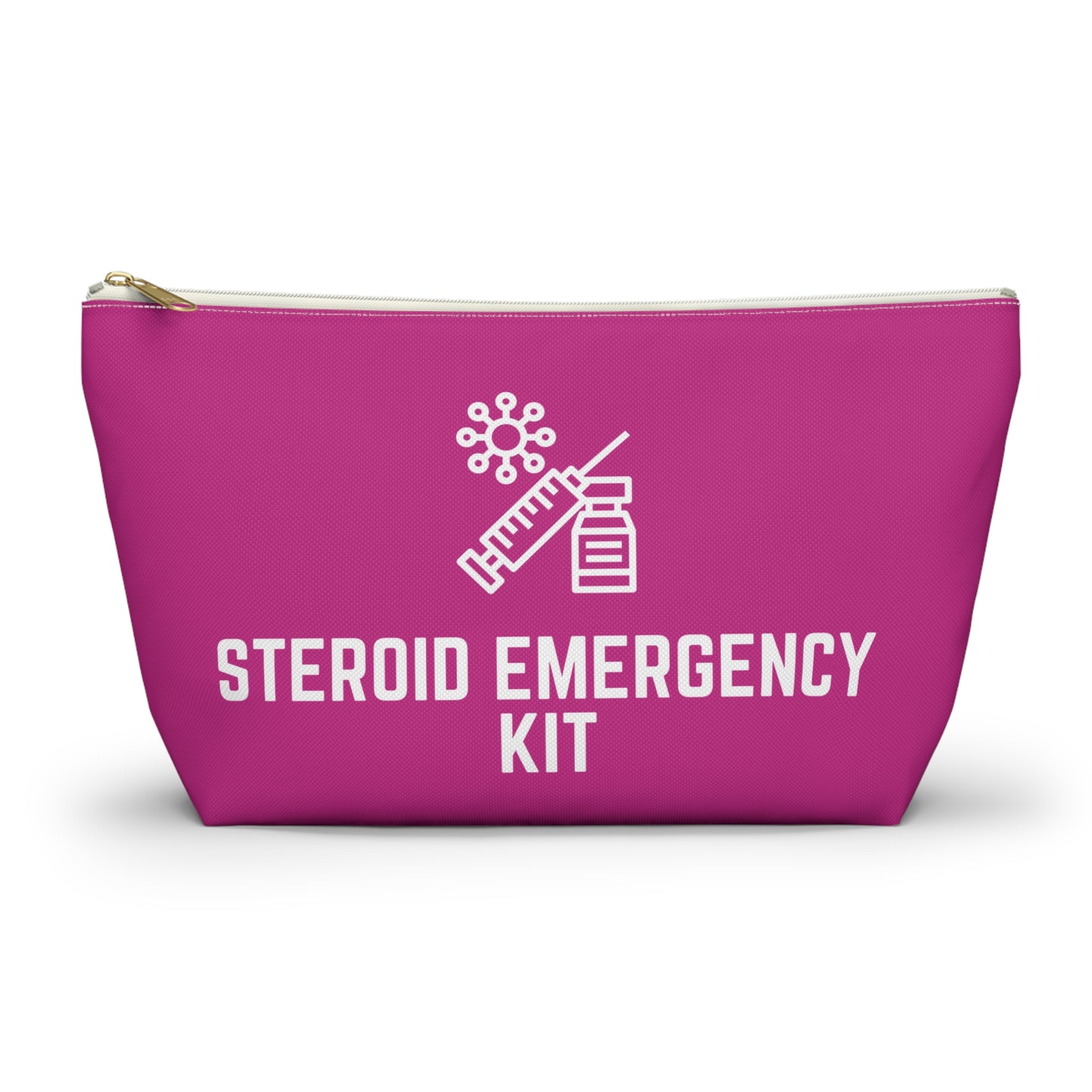 Personalized Steroid Emergency Kit Pouch for Medication Storage Travel Organizer for Quick Access to Steroid Meds and Essentials