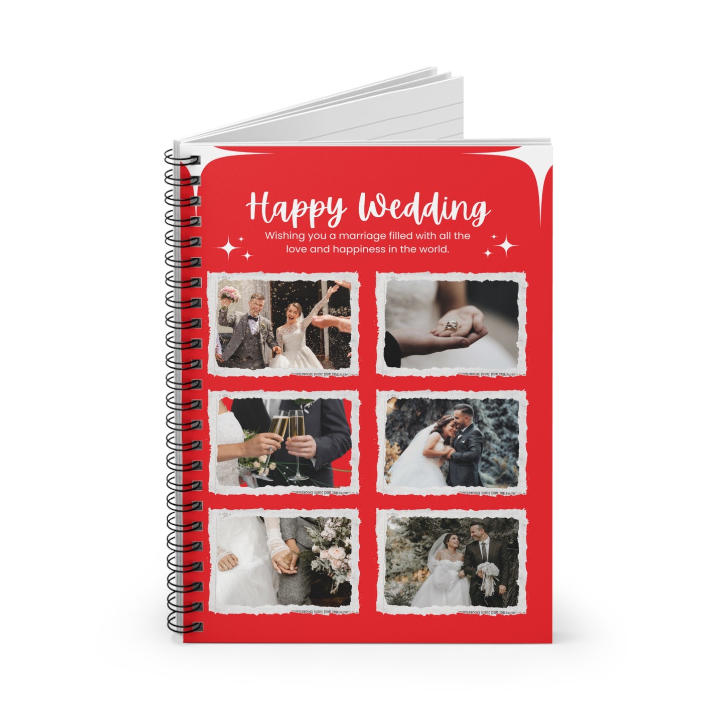 Personalized Wedding Journal Book, Custom Bride and Groom Notebook, Wedding Memory Book, Couple Gift, Name Diary, Engagement Gift