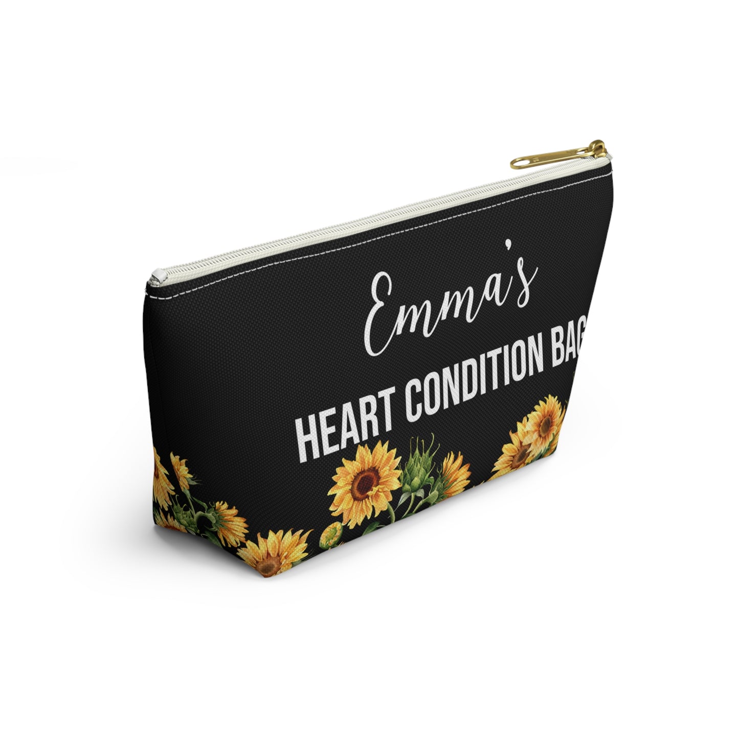 Heart Condition Bag for Emergency Meds Personalized Medical Alert Pouch for Heart Medications Travel Organizer for Daily Essentials