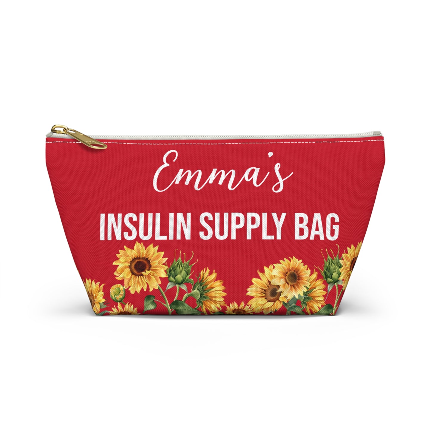 Insulin Supply Bag Medical Storage Pouch for Diabetes Supplies Insulin Pens and Accessories Organizer Personalized Travel Kit for Diabetics