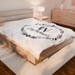 Custom Family Name Blanket, Last Name Blanket, Initials Blanket, Wedding Gift, Anniversary Gift, Housewarming Gift, Gift for Family