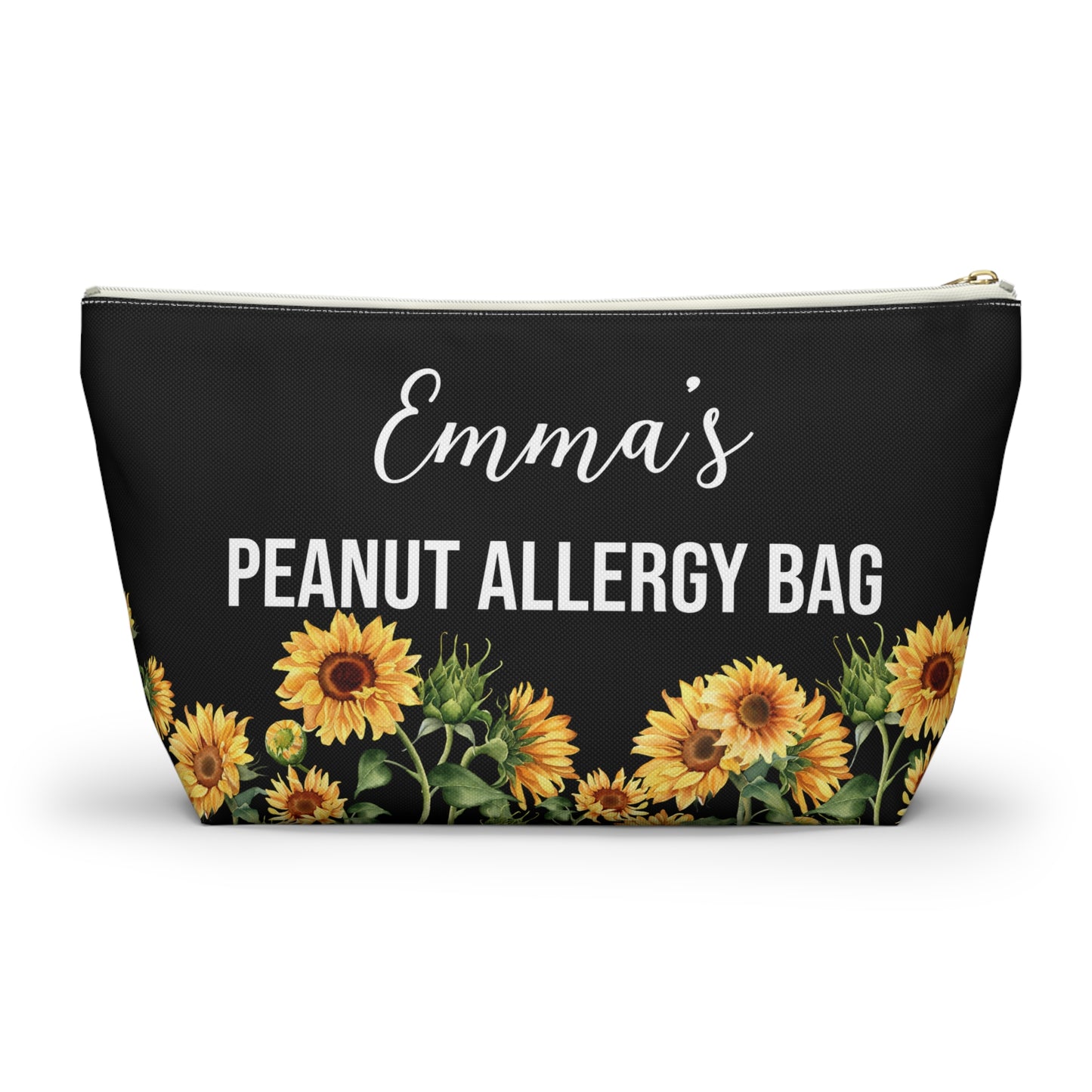 Peanut Allergy Bag Personalized Medical Alert Pouch for EpiPen and Meds Travel Emergency Kit for Severe Food Allergy Essentials