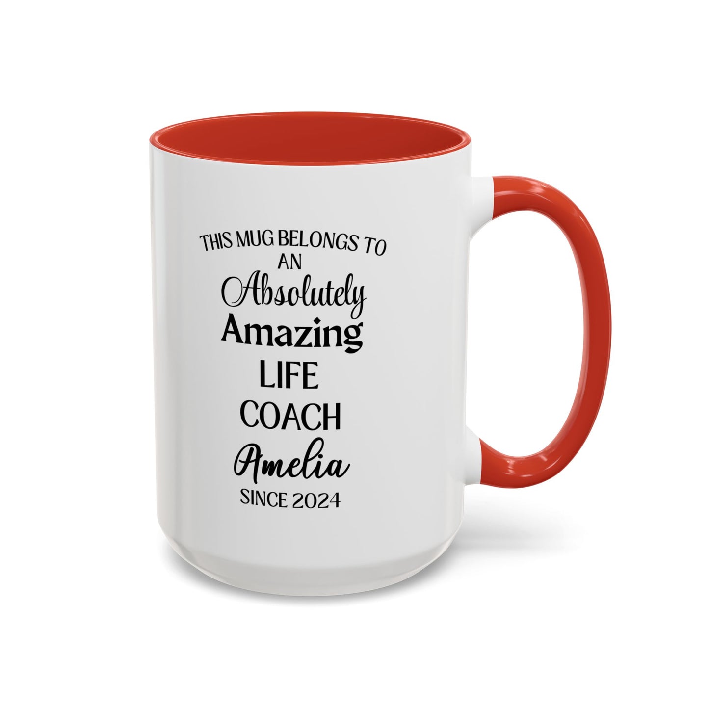 Custom Life Coach Mug, Funny Motivational Mentor Gift, Personalized Coach Mug, Empowerment Coffee Cup