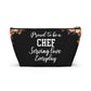 Proud To Be A Chef Pouch Serving Love Everyday Cooking Lover Gift For Him Or Her Kitchen Essentials Bag Culinary Student Accessory Pouch