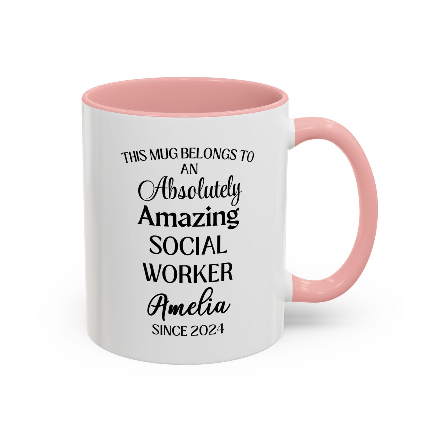 Mug, Custom Social Worker Gift, Personalized Mental Health Cup, Appreciation Coffee, Funny Therapist, Social Work Graduation, Office Decor