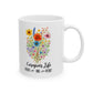 Caregiver Life Mug 11oz 15oz Custom Coffee Cup Gift for Caregivers Appreciation Present Personalized Ceramic Mug for Her or Him
