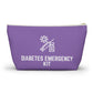 Personalized Diabetes Emergency Kit Pouch for Insulin Storage Travel Organizer for Diabetes Supplies and Medical Essentials