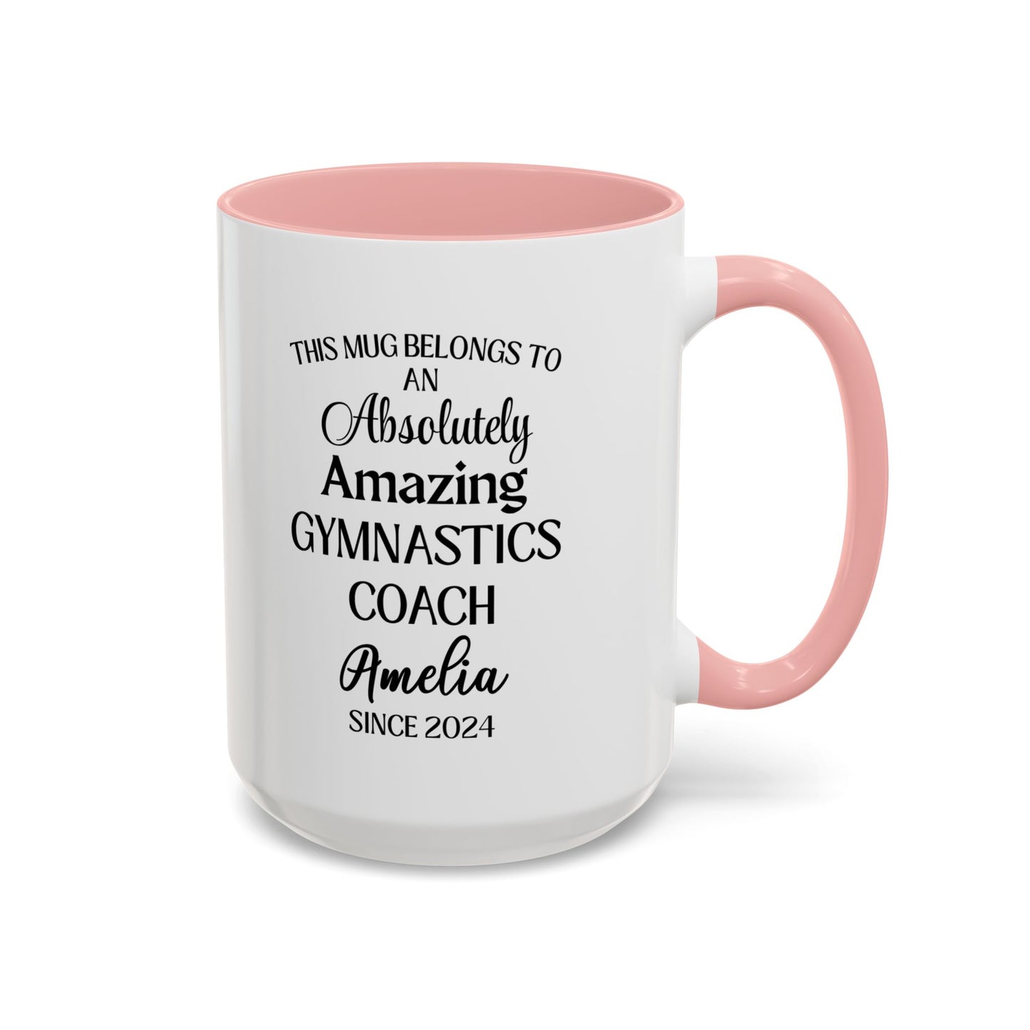 Custom Gymnastics Coach Mug, Funny Gym Coach Gift, Personalized Athlete Trainer Mug, Best Mentor Cup