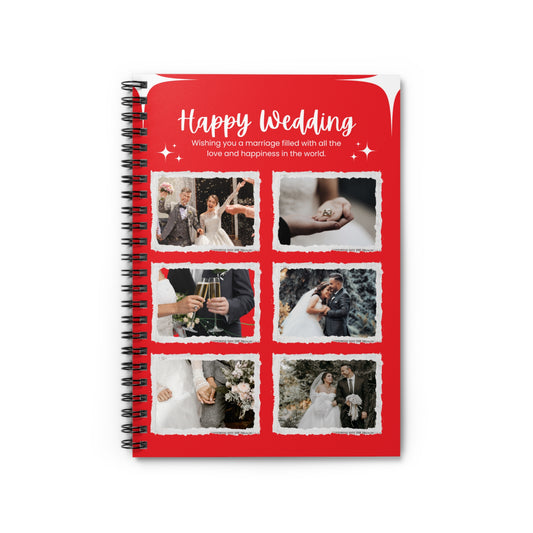 Personalized Wedding Journal Book, Custom Bride and Groom Notebook, Wedding Memory Book, Couple Gift, Name Diary, Engagement Gift