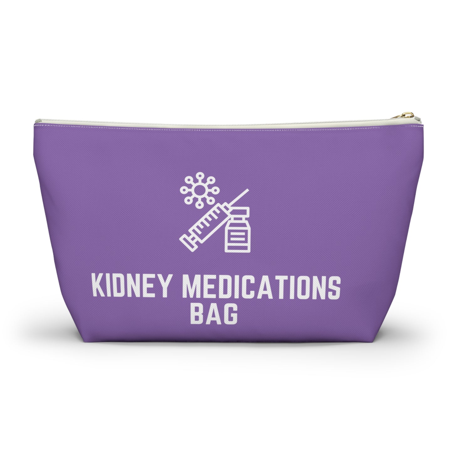 Personalized Kidney Medications Bag for Daily Pill Organizer Travel Case for Chronic Kidney Disease Supplies and Health Essentials