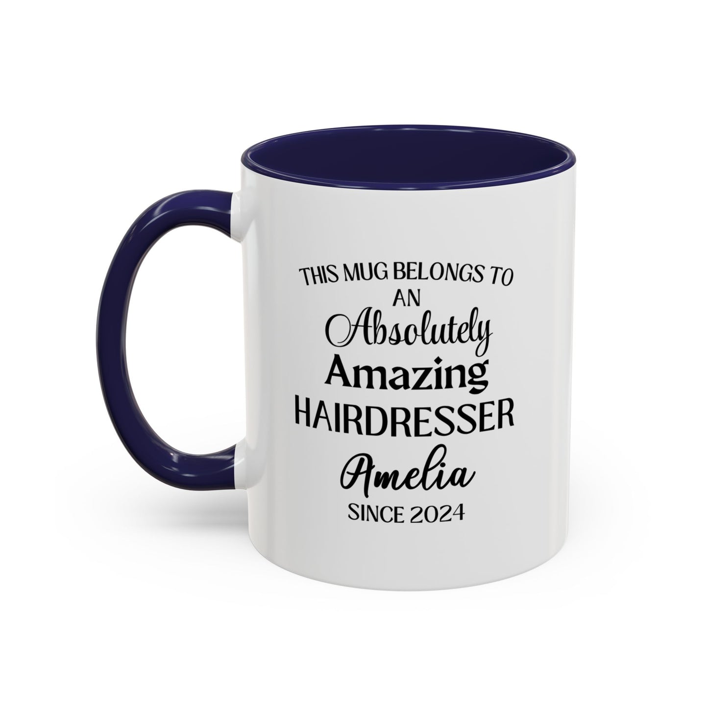 Custom Hairdresser Mug, Funny Salon Stylist Gift, Personalized Hair Artist Cup, Cosmetologist Coffee Mug