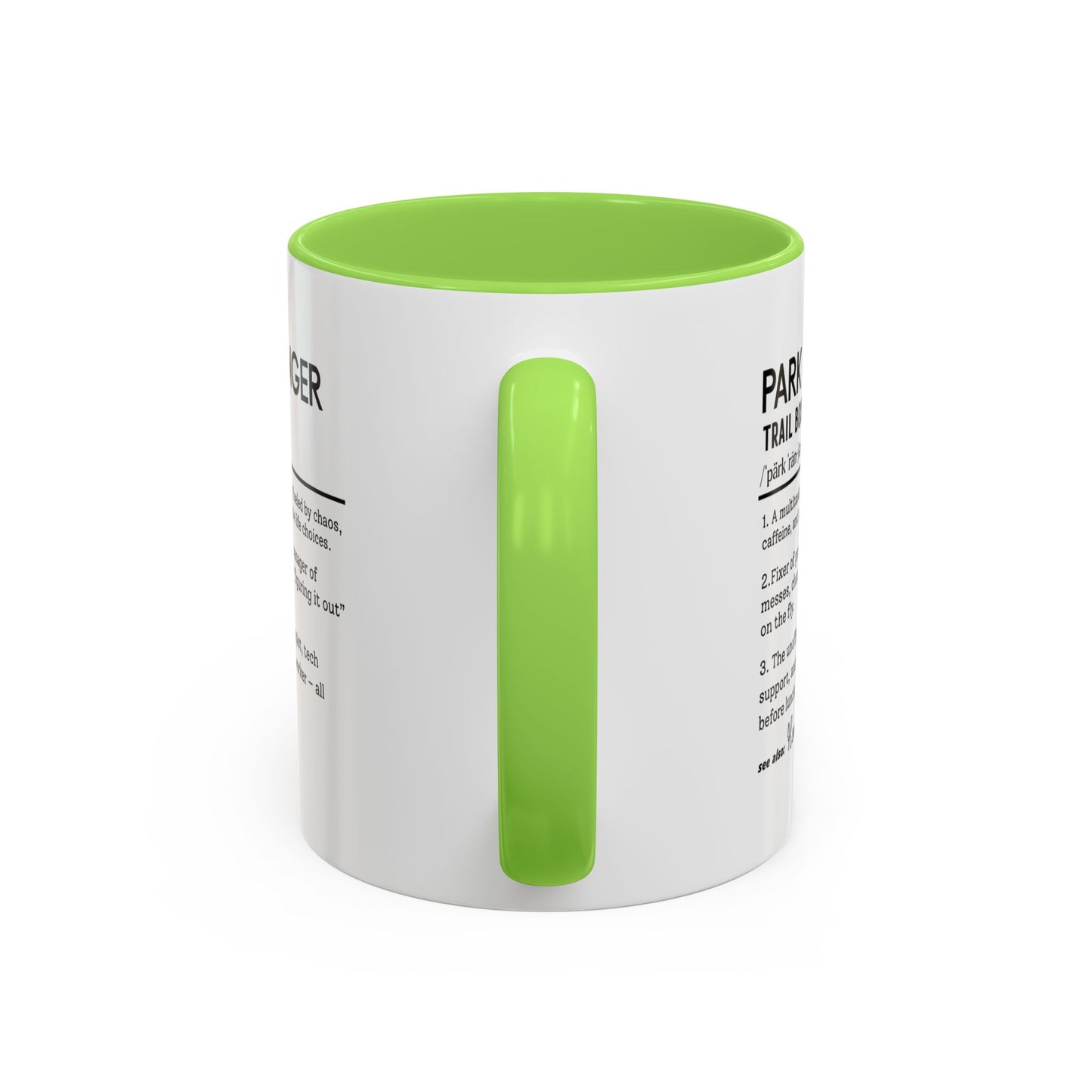 Custom Park Ranger Mug, Funny Nature Gift, Ranger Definition Mug, Personalized Hiking Mug, Colorful Mugs (11oz, 15oz), Forest Lover Cup