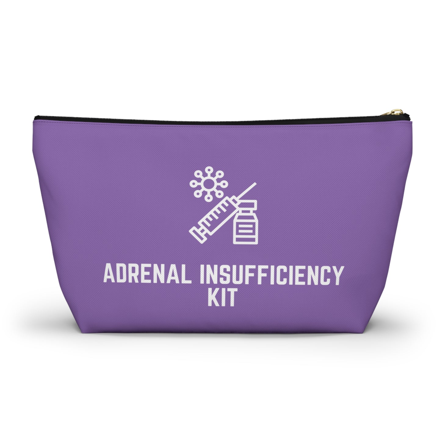 Personalized Adrenal Insufficiency Kit Pouch for Emergency Medication Storage Travel Organizer for Addisons Disease and Health Essentials