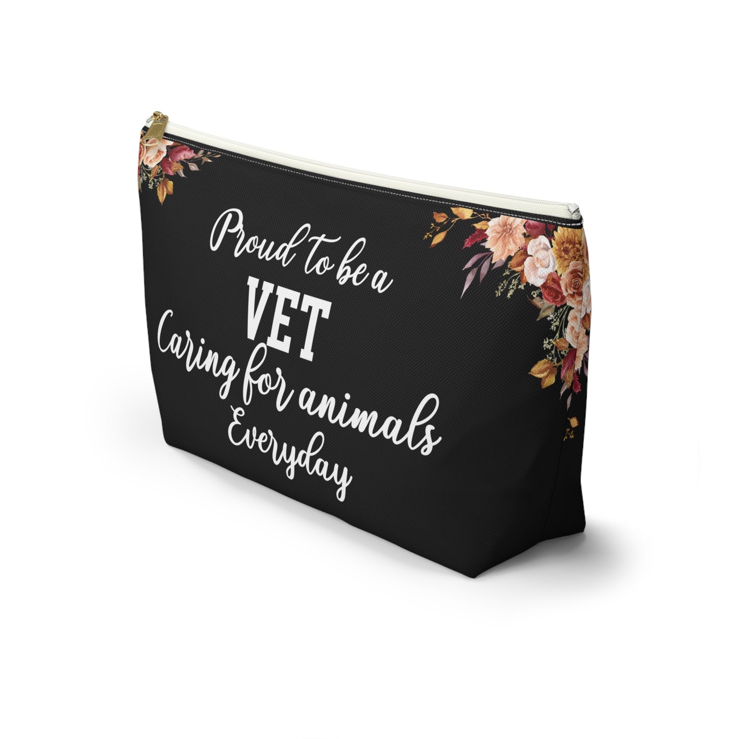 Vet Essentials Pouch Animal Care Organizer Zipper Bag for Veterinarians Medical Supplies Storage Portable and Durable Gift for Vets