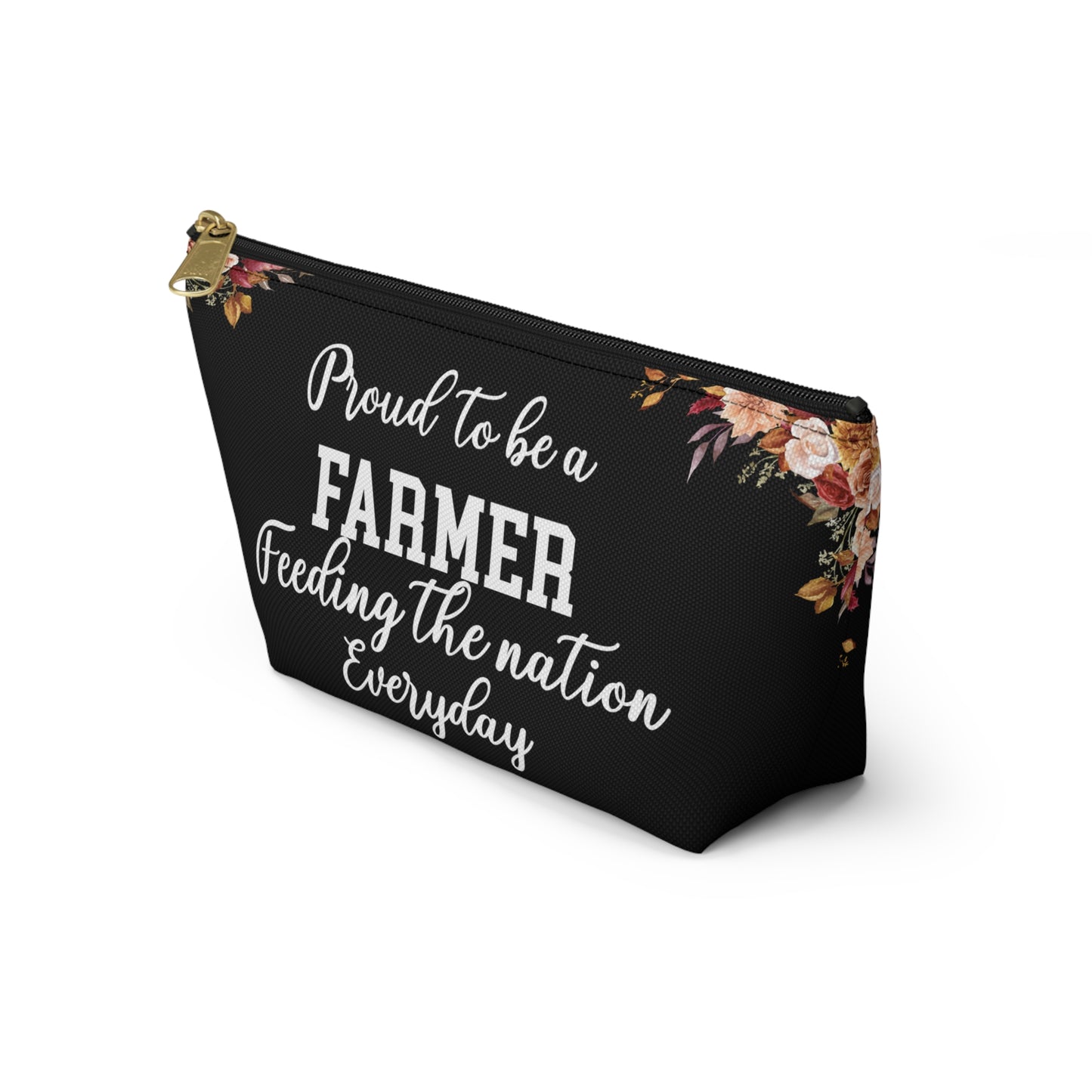 Farmer Essentials Pouch Gift For Farmers Farm Life Organizer Bag Rustic Travel Pouch Agriculture Lover Gift Cute Everyday Carry Zipper Case