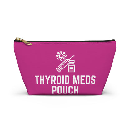 Personalized Thyroid Meds Pouch for Daily Medication Storage Travel Organizer for Hypothyroidism and Health Essentials