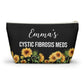 Cystic Fibrosis Meds Pouch for Daily Medication Storage Personalized Medical Travel Bag for Kids and Adults with CF Essentials Inside