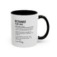 Funny Botanist Mug, Plant Geek Dictionary Mug, Custom Botanical Gift, Nature Lover Coffee Cup, Colorful Mugs (11oz, 15oz), Plant Nerd Mug