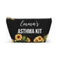Personalized Asthma Kit Inhaler Bag for Emergency Medications Compact Travel Pouch for Kids or Adults with Asthma Essentials Inside