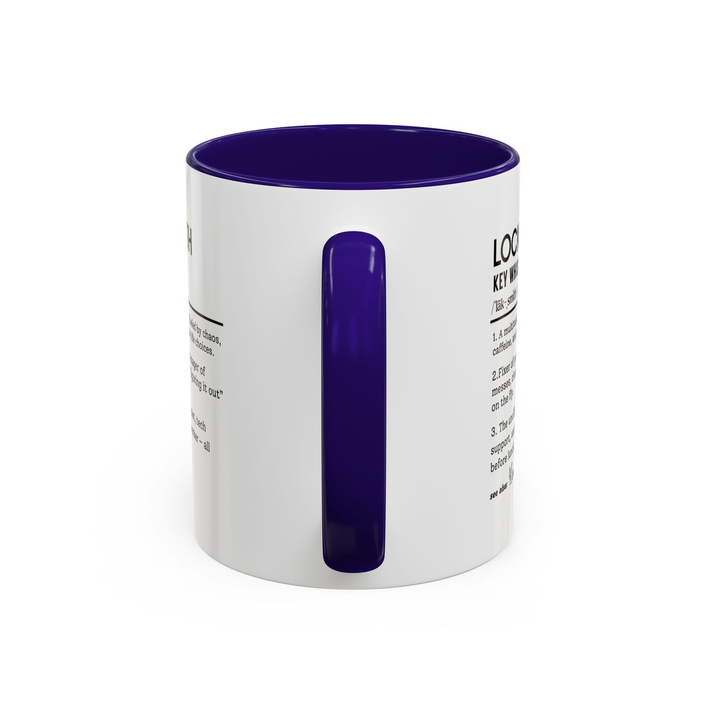 Personalized Locksmith Mug, Funny Dictionary Mug for Key Whisperers, Unique Gift for Locksmiths, Key Tech Mug, Colorful Mugs (11oz, 15oz)