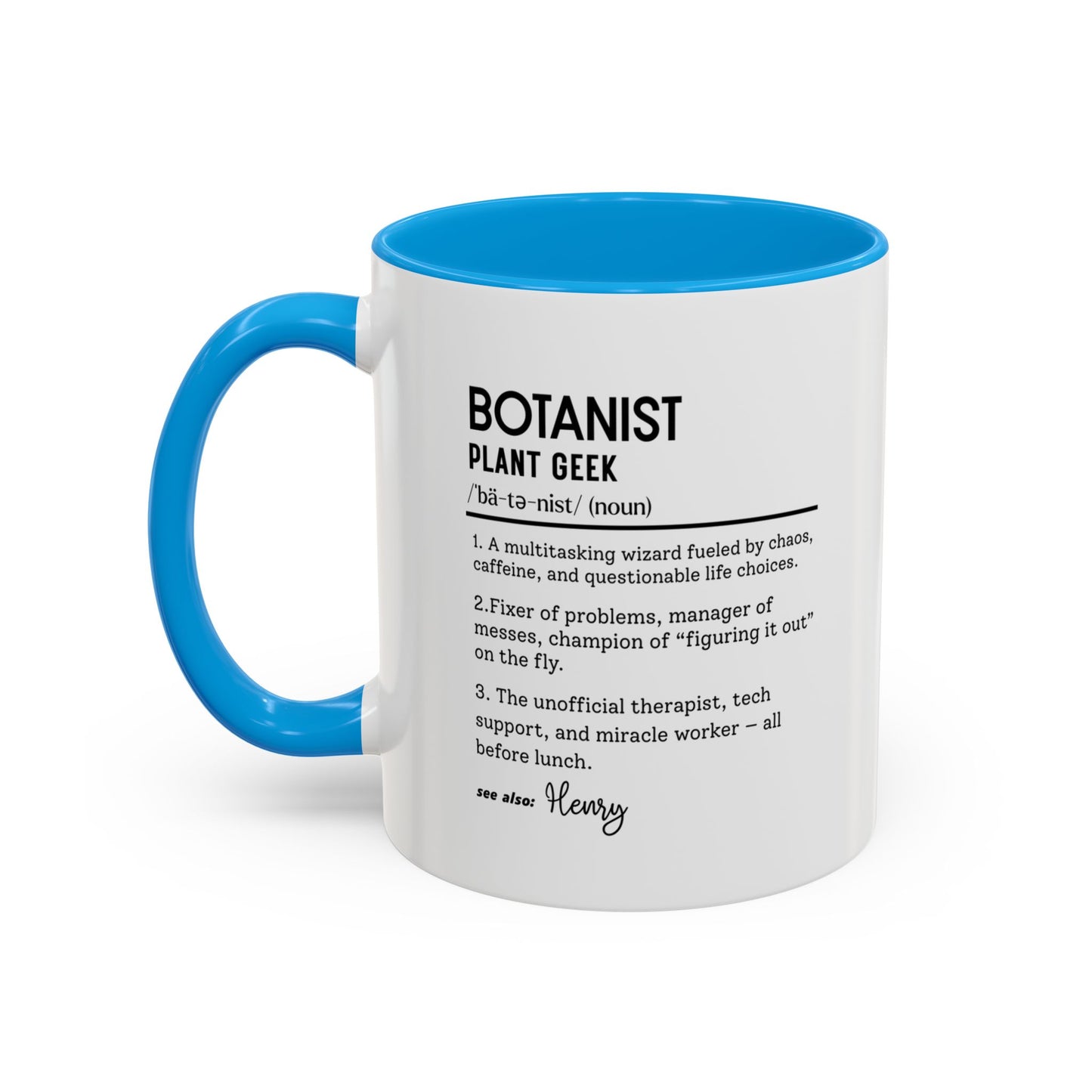 Funny Botanist Mug, Plant Geek Dictionary Mug, Custom Botanical Gift, Nature Lover Coffee Cup, Colorful Mugs (11oz, 15oz), Plant Nerd Mug