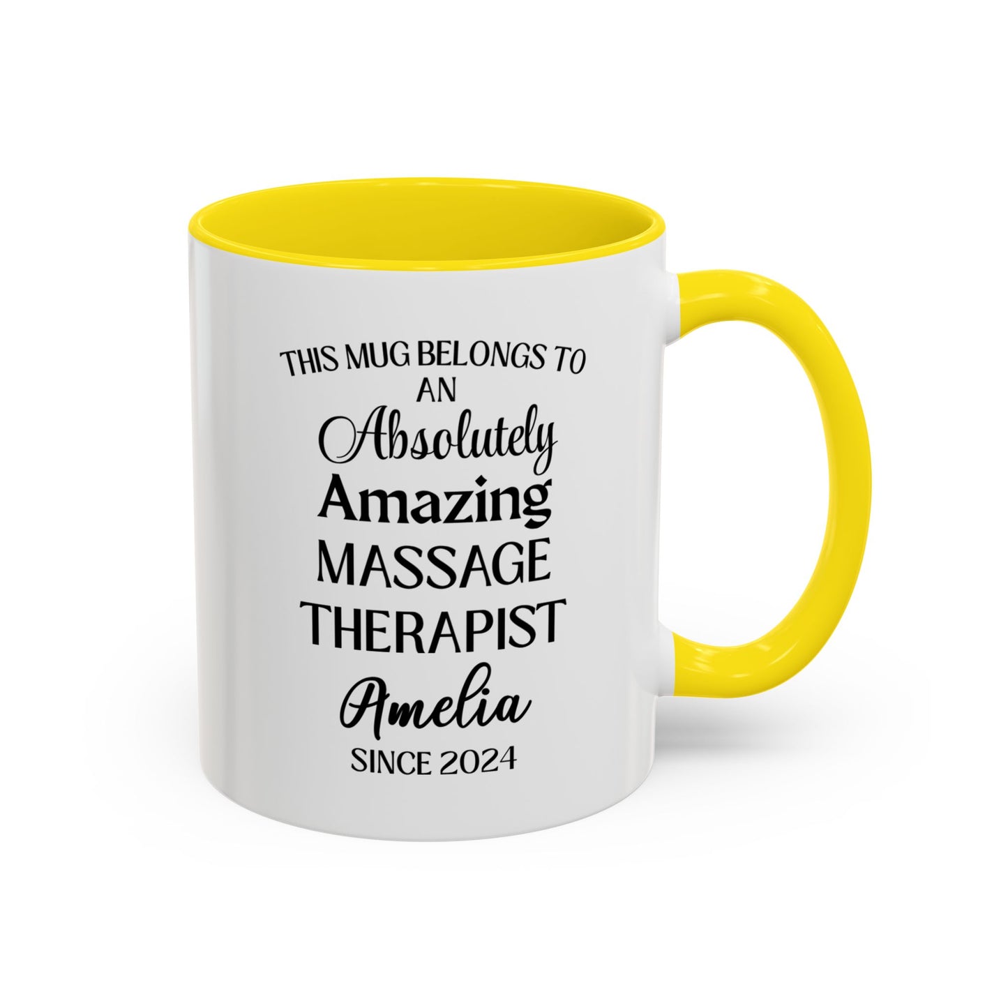 Custom Massage Therapist Mug, Relaxation Spa Cup, Personalized Coffee Mug, Healing Hands Gift, Funny Coffee Cup, 11, 15oz Mug