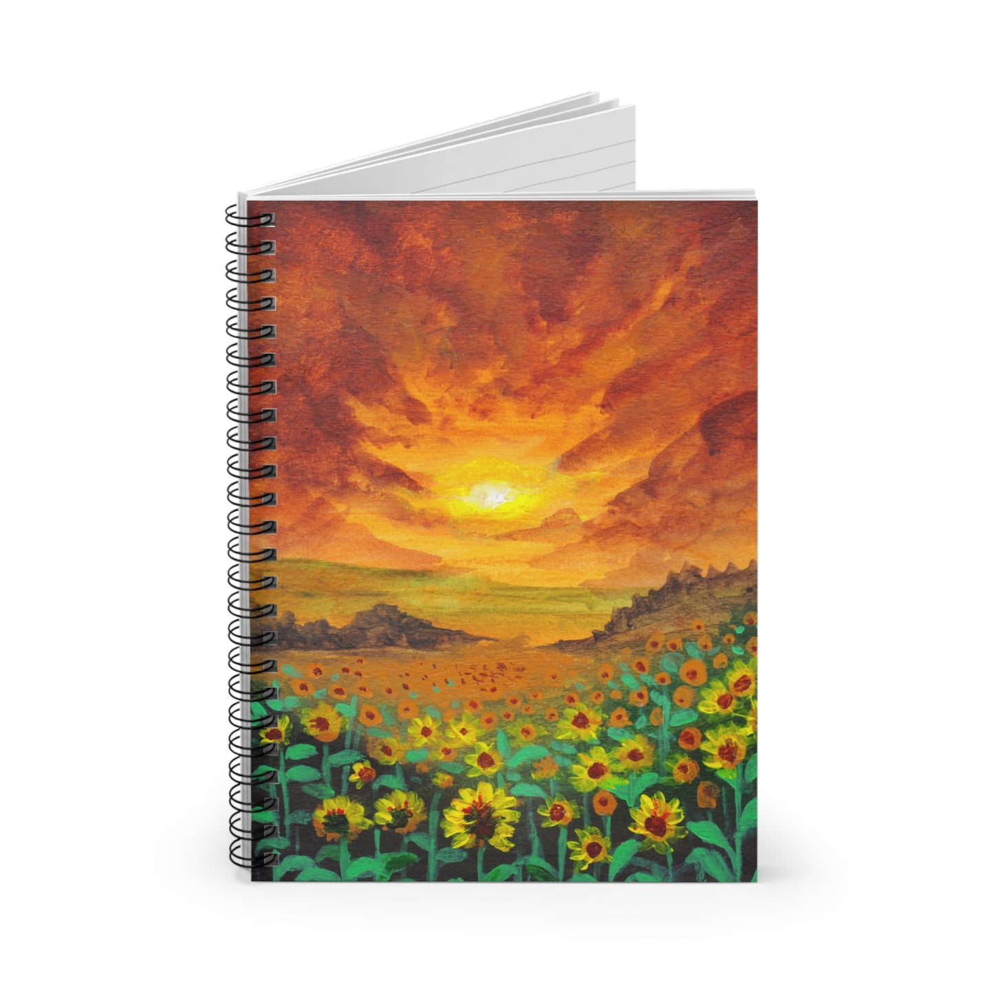 Personalized Flower Journal Book, Custom Floral Notebook with Name, Gift for Her, Cute Writing Journal, Garden Lover Gift, Memory Book