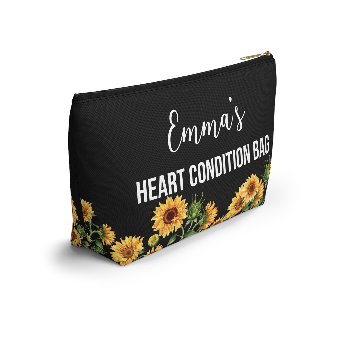 Heart Condition Bag for Emergency Meds Personalized Medical Alert Pouch for Heart Medications Travel Organizer for Daily Essentials