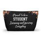 Student Essentials Pouch School Supplies Organizer Pencil Case Study Kit Zipper Bag For Teens Kids College Stationery Holder
