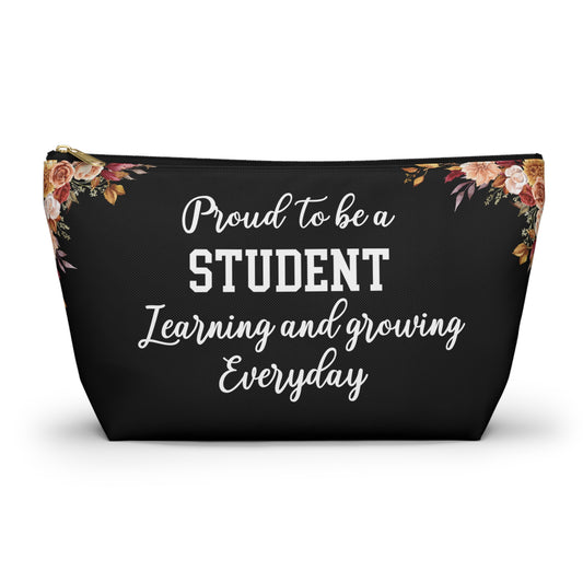 Student Essentials Pouch School Supplies Organizer Pencil Case Study Kit Zipper Bag For Teens Kids College Stationery Holder