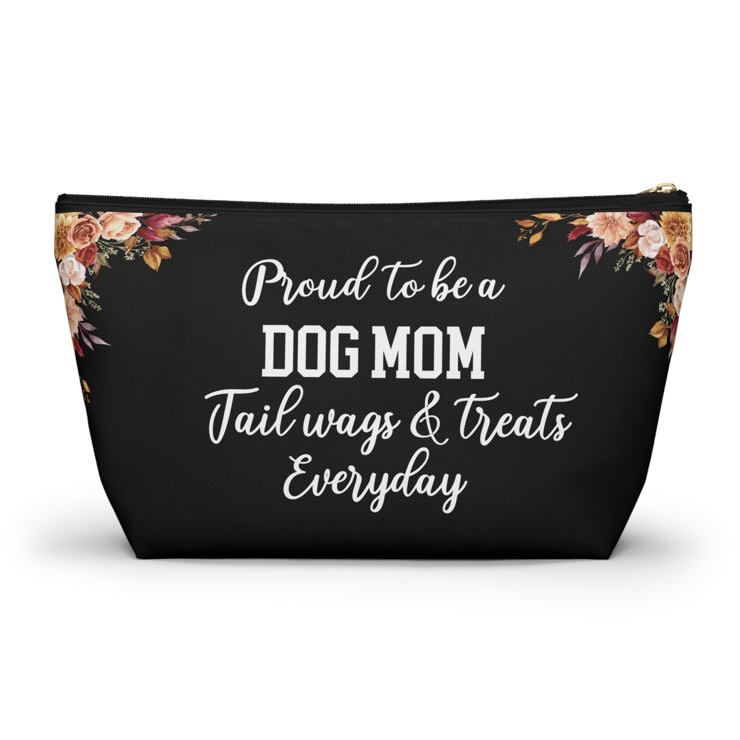 Dog Mom Essentials Pouch Gift For Dog Lovers Pet Treat Bag Organizer Cute Makeup Travel Case For Dog Mama Everyday Carry Dog Walker Gift