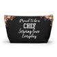 Proud To Be A Chef Pouch Serving Love Everyday Cooking Lover Gift For Him Or Her Kitchen Essentials Bag Culinary Student Accessory Pouch