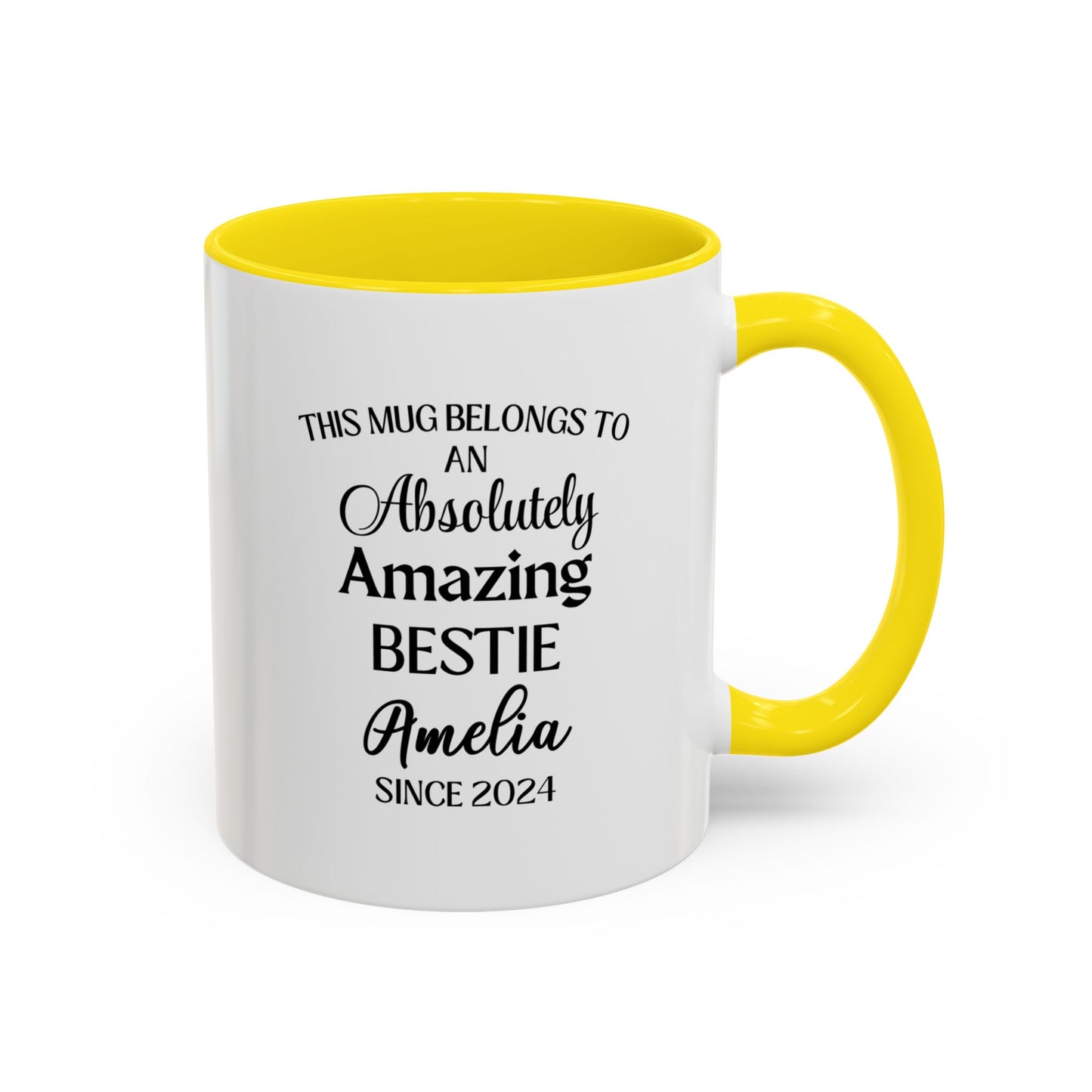 Bestie Mug, Funny Best Friend Gift, Custom BFF Coffee Cup, Personalized Mug for Best Friend, Cute Friendship Gift